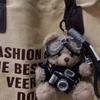 Подвеска Плюшевый Мишка с Камерой Плюшевый Брелок - Креативный Подарок для Пар