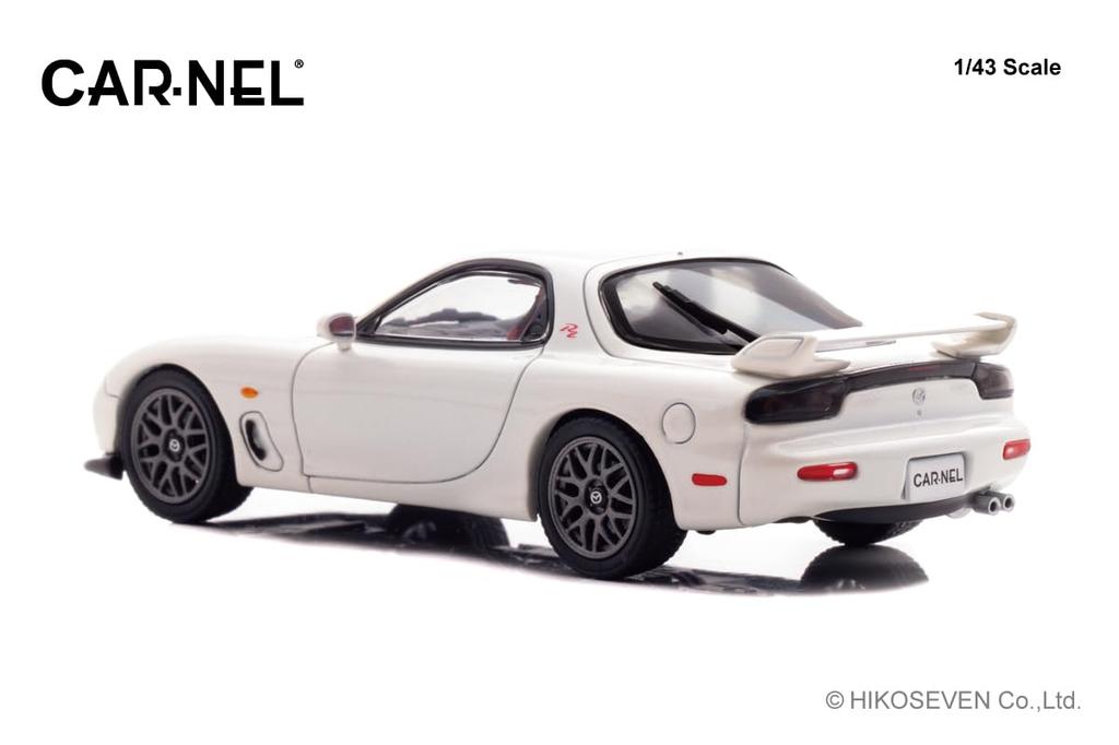 CARNEL Масштабная модель Mazda Type RZ 2000 Снежно-белый жемчужный перламутр Готовая модель CN430003 1/43 RX-7 (ФД3С)