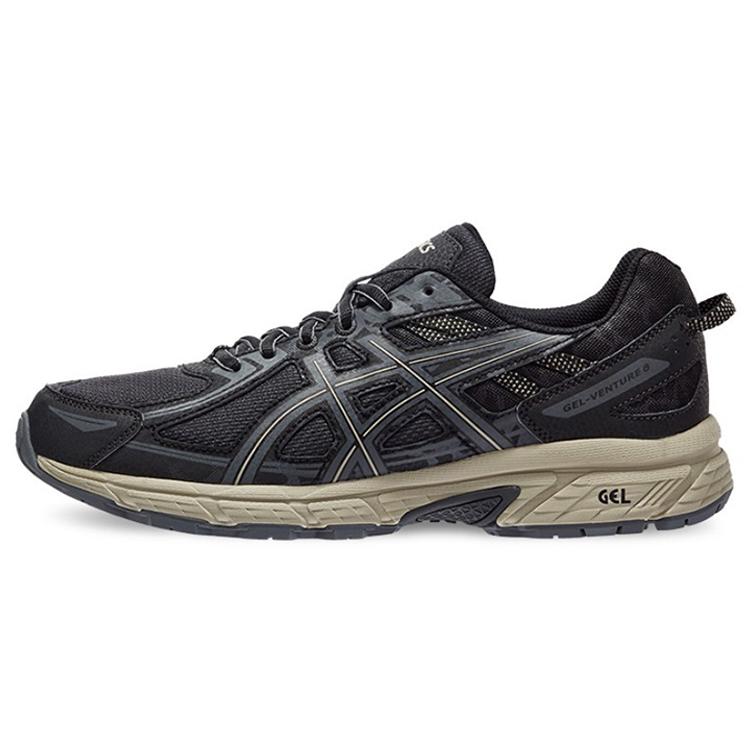 Asics Gel Venture 6 'Черный Серый' (унисекс) Черные / Серые Беговые Кроссовки 1011B550 002
