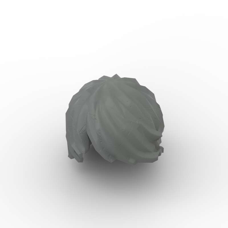 Non-Toxic Moc 10Pcs Mini Wig 87991 Building Blocks Set Bricks No.6 Children Short Hair 18226 Part Compatible Particle Diy Toy For Children Gift