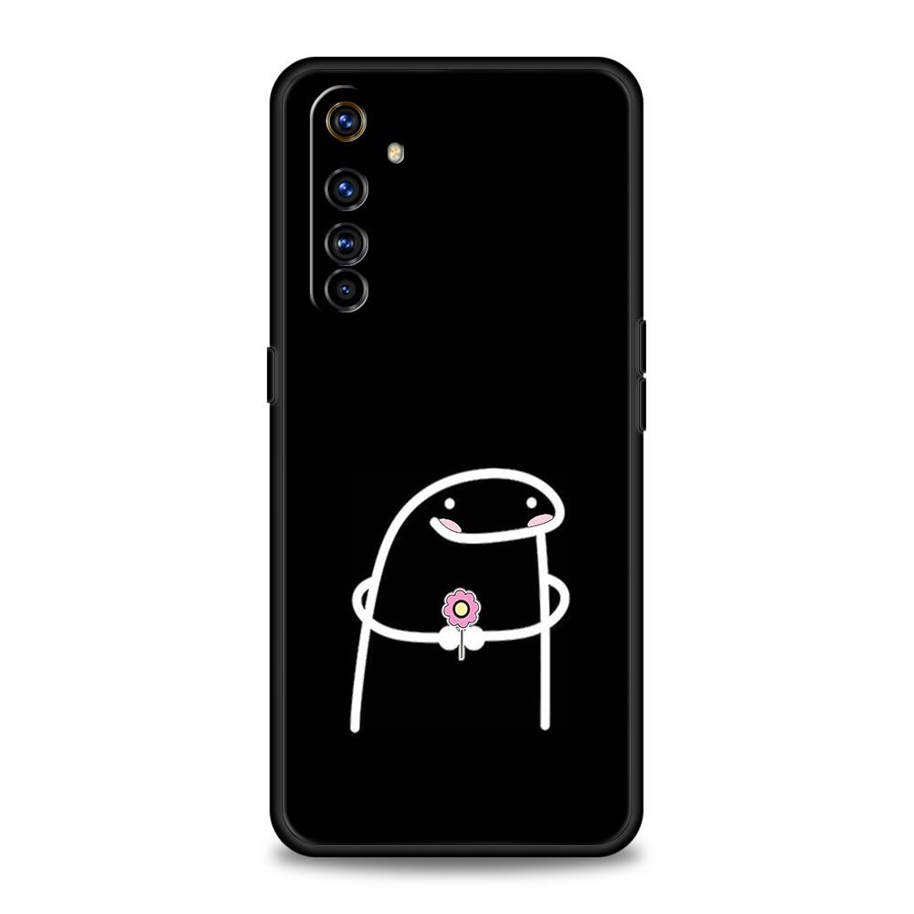 Милый Мультяшный Человек-спичка Чехол для Телефона Для Realme 12 11 10 9 8 5G 7 6 GT5 GT3 GT2 Pro C21 C11 C25 C35 Для Realme GT Neo 2 3 3T 5 Чехол