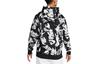 Men's Hoodie Nike Alphabet Logo Full Print Hoodie Black