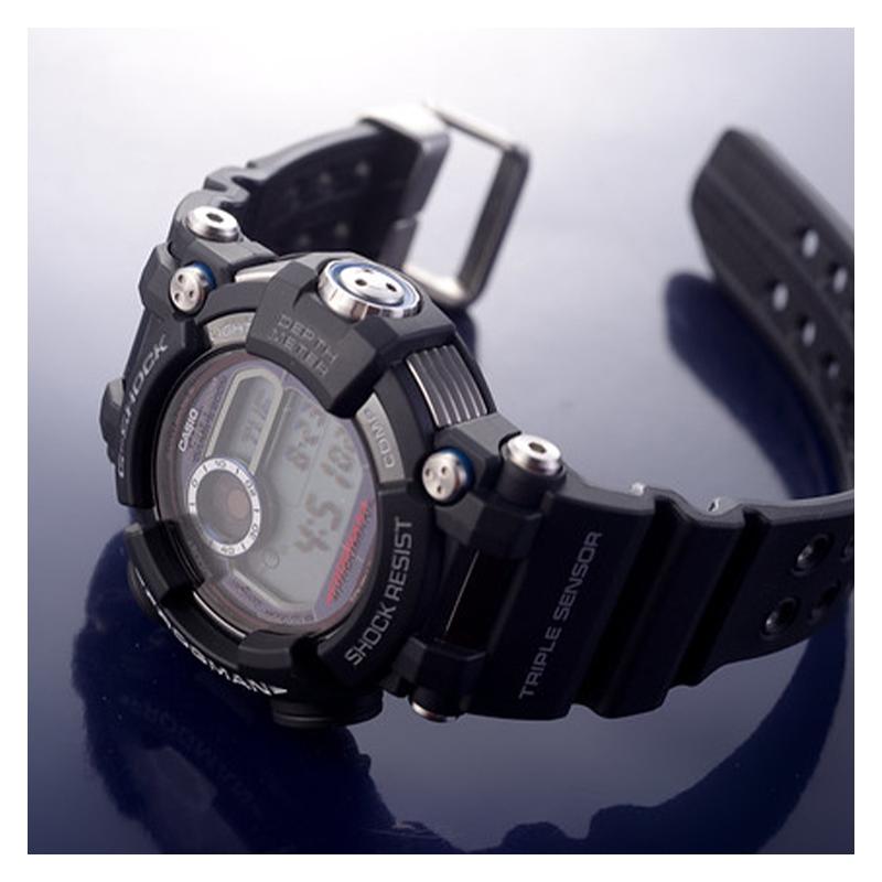 Casio CASIO G-SHOCK Морская Серия Frogman Часы Мощная Развитая Версия На Солнечной Батарее Шестистанционные Радиоволновые Приливная Лунная Фаза Кварцевые GWF-D1000-1