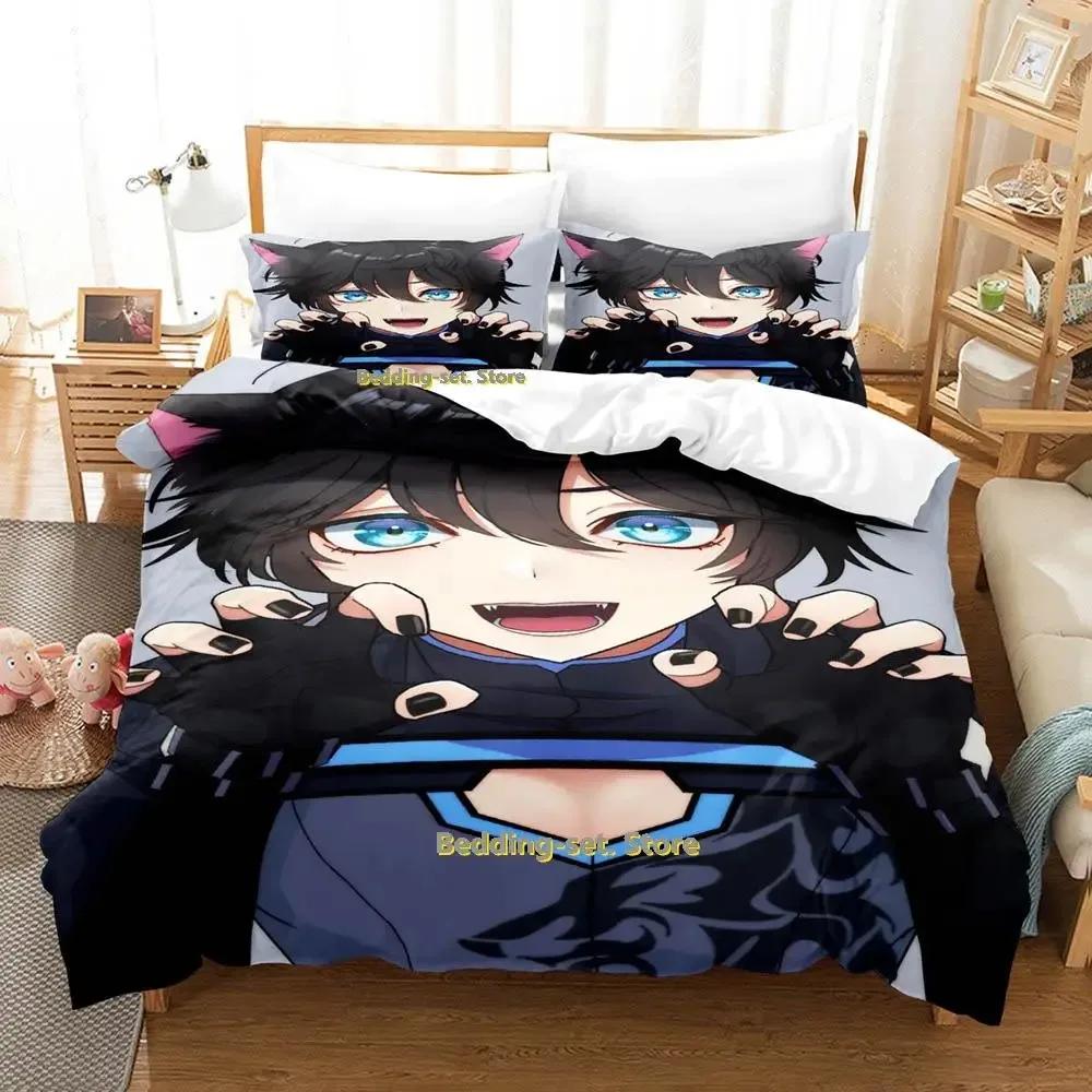 New Vtuber Axia Krone Bedding Set Single Twin Full Queen King Size Bed Set Adult Kid Bedroom Duvetcover Sets Anime Bed
