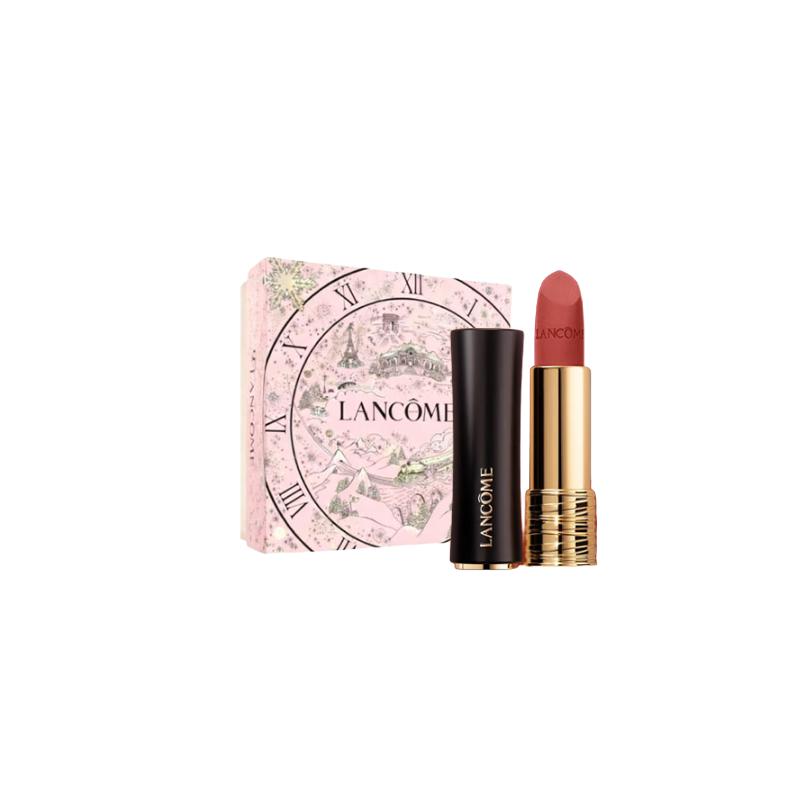 LANCÔME Помада Jing Pure Velvet Matte Серия Рождество 2025 Черно-золотой тюбик Матовая с увлажнением Тон #295 Tipsy Sweet Tea Без подарочной упаковки