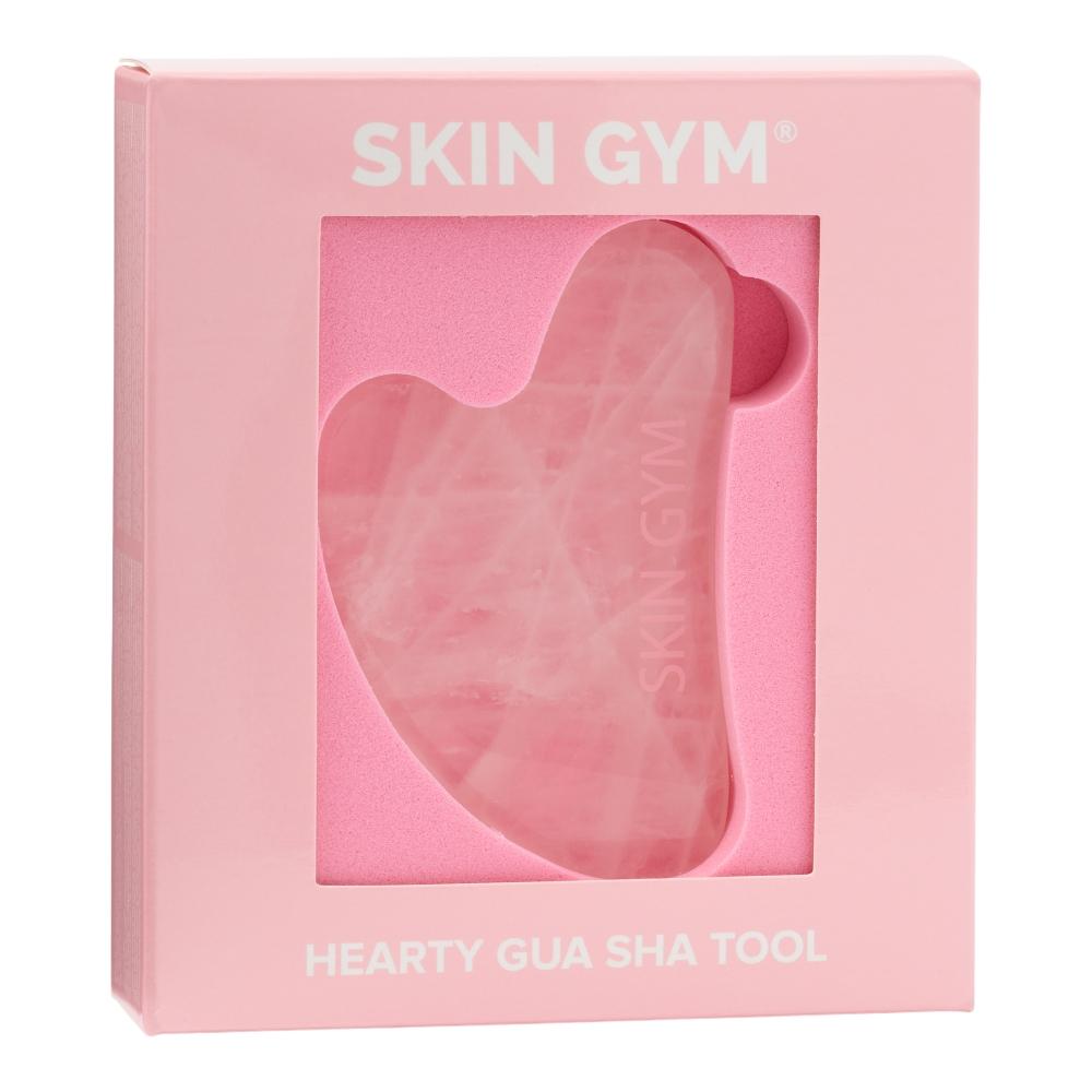 Skin Gym Инструмент из розового кварца Sculpty Heart Gua Sha