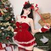 Large size catty new Christmas clothing fun Christmas elk COS Christmas day performance clothing sexy Christmas