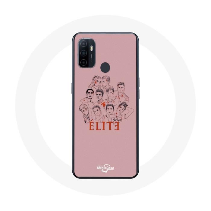 Case - Oppo - A53 Elite - Flexible - Pink - Displays Fanart Characters Logo