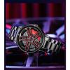 SANDA New Wheel Series Rotating Watch Men's Quartz Watch Fashion Hollow Creative Personality Cool Men's and Women's Watch