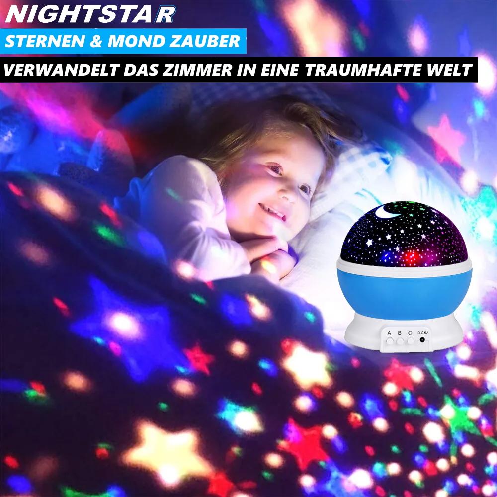 NIGHTSTAR Проектор звездного неба Ночник Звездный свет 360° Галактическая лампа