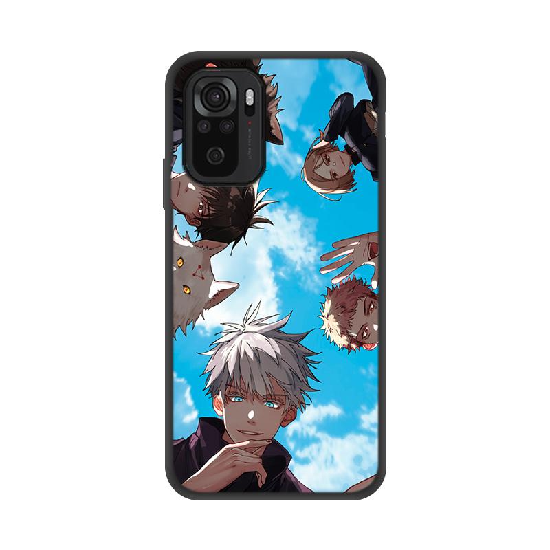 Чехол с аниме Jujutsu Kaisen для Xiaomi Redmi Note 11 10 9 Pro, чехол для Redmi Note 8 Pro 11S 8T 9T 9S 10S Note9 Pro, чехол Funda Etui