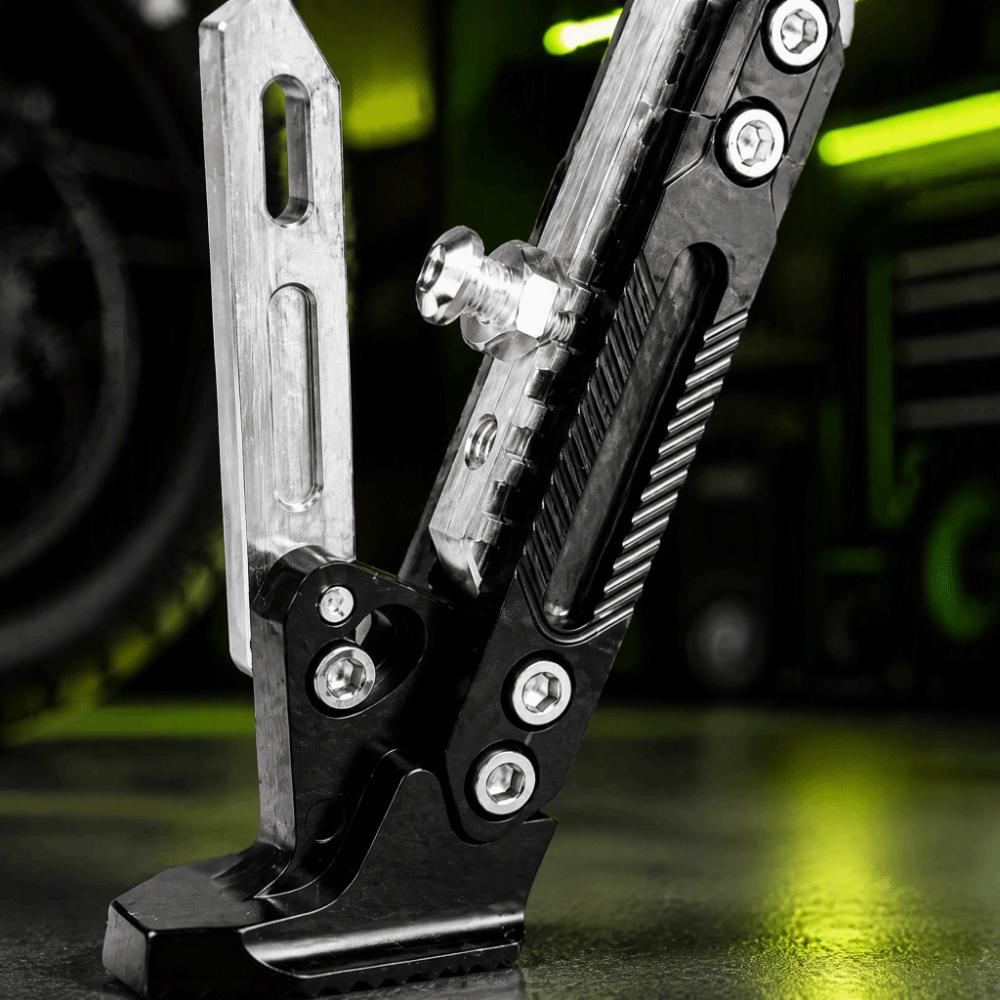 CNC Aluminum Alloy Side Parking Bracket Electric Scooter Kickstand For Motorcycle
