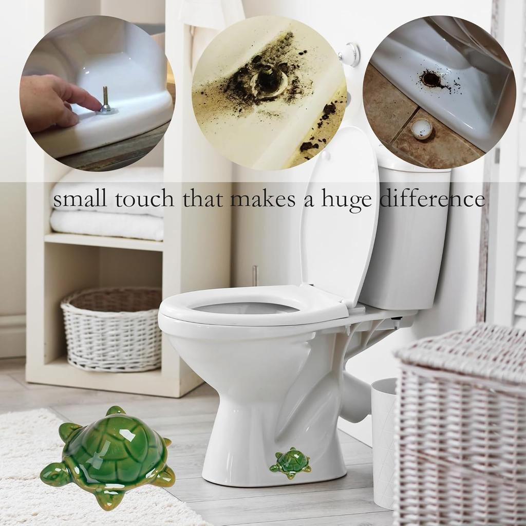 Крышки для болтов унитаза в виде черепахи, Декоративные крышки для болтов унитаза, Керамические крышки для болтов унитаза в виде лягушки, Милые керамические крышки для болтов унитаза Декоративная ванная комната