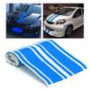 NOELAMOUR Hood Sticker Stripe Body Car Seal Decal 8x180cm (Blue)