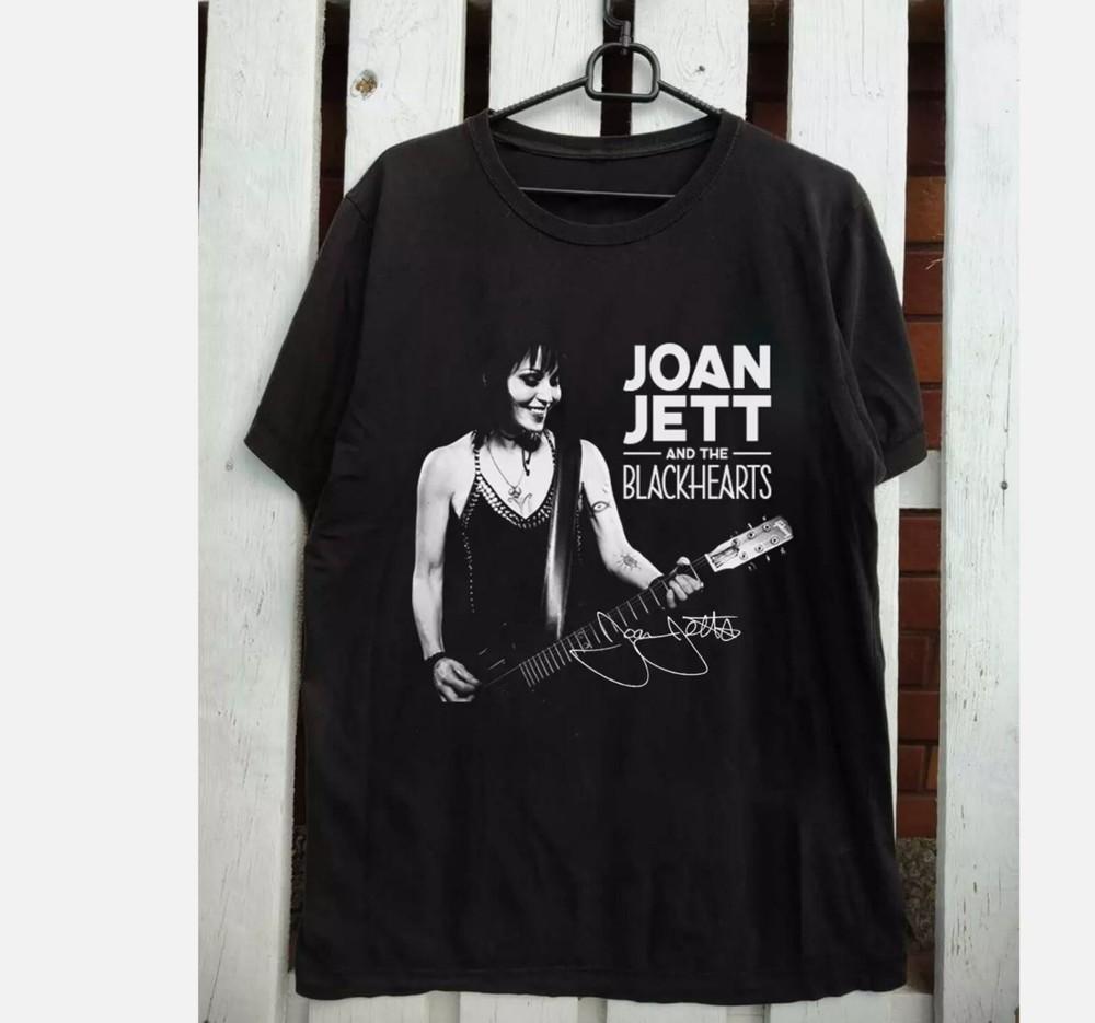 НОВАЯ ФУТБОЛКА JOAN JETT AND THE BLACKHEARTS Черная Все Размеры Унисекс