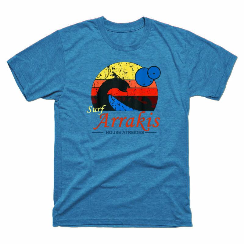 Shirts Retro House Tee Vintage Arrakis Surf Unisexs Atreides Tshirt