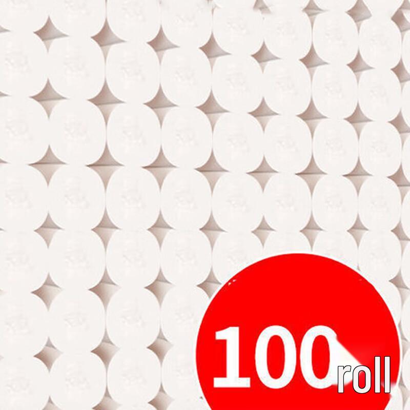 Туалетная бумага с двойным рулоном, упаковка 100 шт.