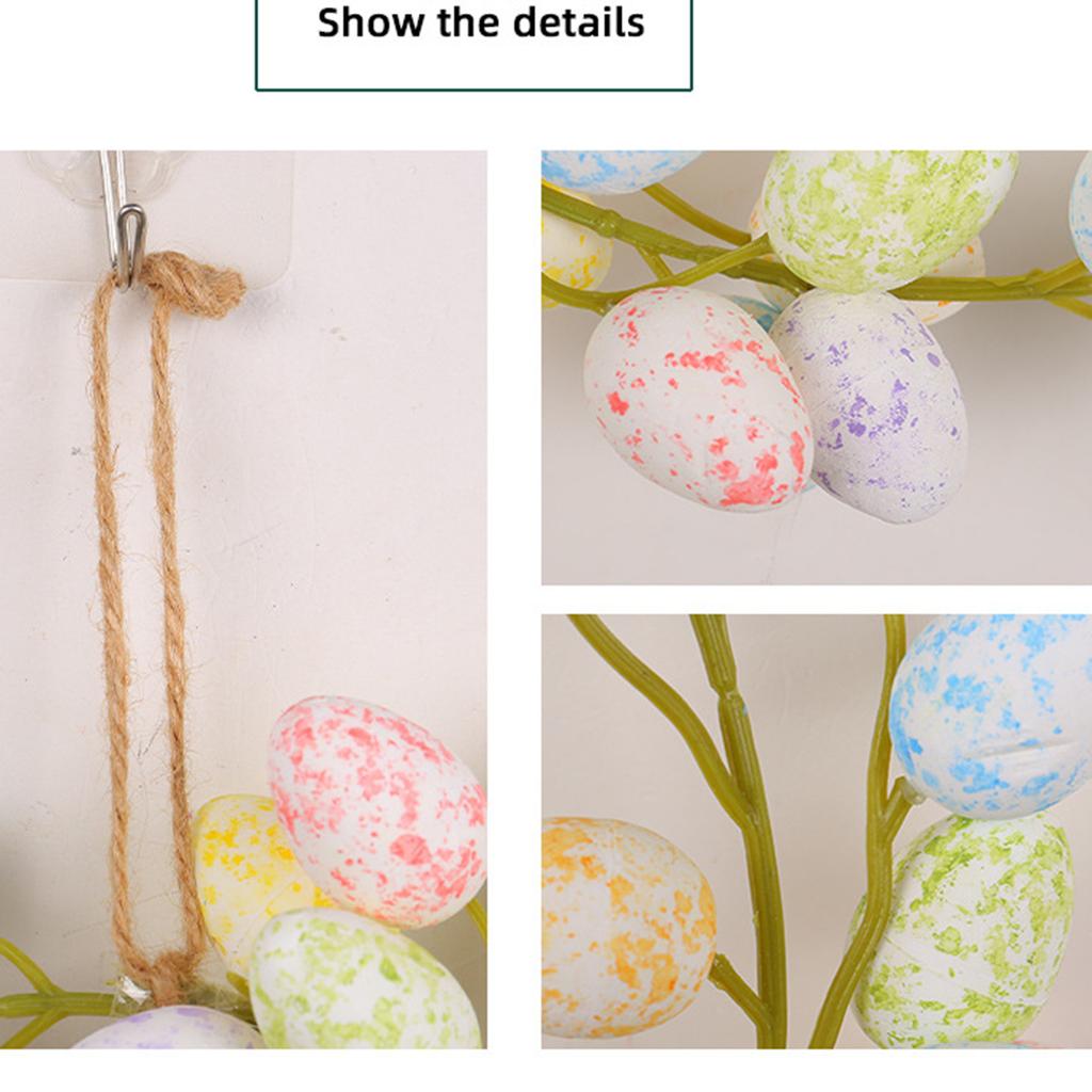 36cm Easter Egg Wreath Creative Easter Decorations Easter Gifts
