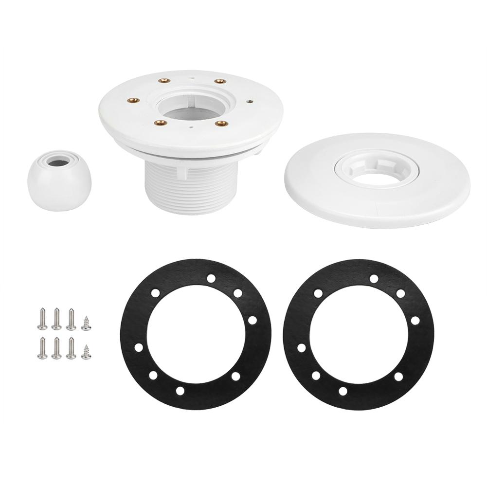 2in 360 Degree Rotatable Swimming Pool SPA Massage Nozzle Return Jet Water Outlet Suction Port