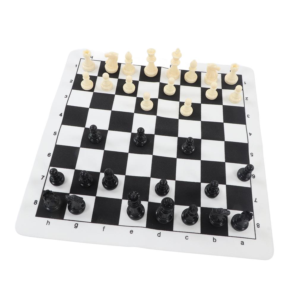 Chess Game Board Set Portable Travel Chess Board Game Set for Kids Adults Beginners