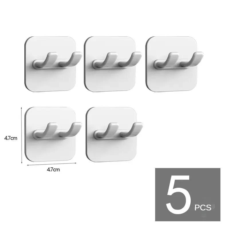 Bracket Kitchen Hook Up Glue Bathroom Wall Home Accessories Plug Storage Hanging Hooks Household Use and Decorate Power Supply