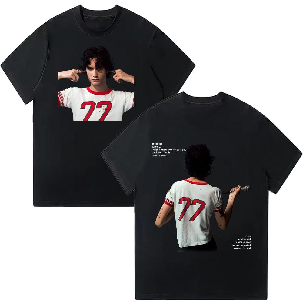 I Barely Know Her T-shirts Singer Graphic Y2K Cotton High Quality Short Sleeve Unisex  Fan Gift Top Autumn and winter innerwear