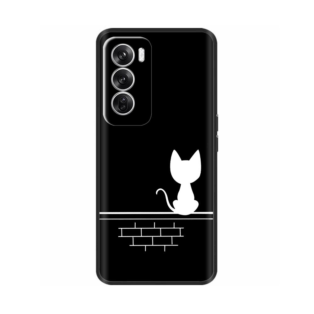 Роскошный painted чехол для OPPO Reno 12 Pro Задняя крышка Силиконовый чехол для телефона для OPPO Reno 12 Reno12 Pro 5G Защитный корпус Capas