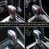 Chrome Matte Gear Shift Knob DSG Cover Cap RED ABS Gear Shift Knob Fit For Volkswagen VW Golf MK6 MK7 R GTI