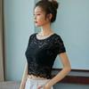 Lace Bottoming Shirt Women's Summer Short Tube Top Inner Top Thin Outer Wear Sexy Lace Hollow Shirt