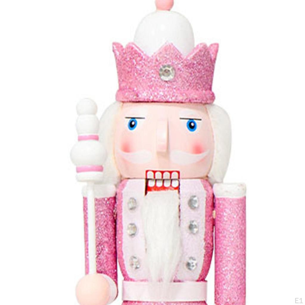 Christmas Nutcracker Decor Decoration Collectible Traditional Wooden Figure for