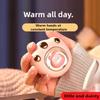 1pc Cute Cat Paw Hand Warmer Mini USB Rechargeable Explosion-proof Convenient Portable Hand Warmer for Winter