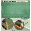 Multifunctional Pickleball Court Marking Tape Visible Tennis Court Tape Marking Tape Court Marker