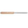 Stainless Steel Dental Plaster Spatula Wooden Handle Dental Mixing Stirring Spatula Accessory