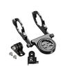 [Rec Mount] Type 9 Garmin Combo Mount (with Lower Adapter) + Cat Eye Light Adapter GP-CATHL2 Included [9-GM+GPGP-CATHL2] For Handle Clamp Diameter