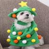 Dog Outfit Dress Costume Halloween Pet Cosplay Christmas Tree Theme