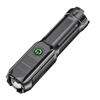 LED Rechargeable Flashlight Mini Handheld Zoomable Flashlight High Lumen Camping Light with 3 Light