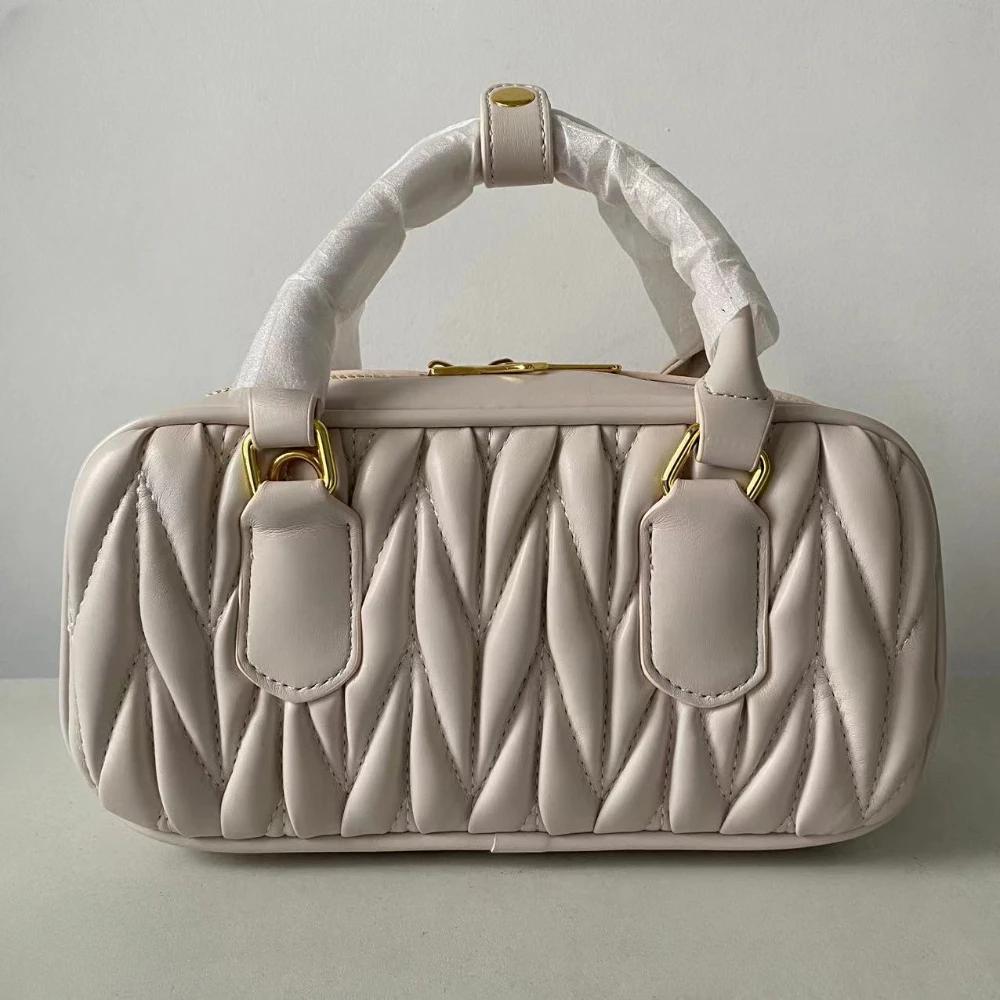 Сумка-боулинг для женщин Boston Crossbody сумка класса люкс