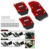 3/6X Universal Red Non-Slip Automatic Gas Brake Foot Pedal Pad Cover Accessories