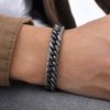 Нержавеющая Сталь Ювелирные Изделия Толстая Тяжелая Кубинская Цепь Мужские Браслеты Наручный Браслет Для Папы Парня Подарок На День Святого Валентина