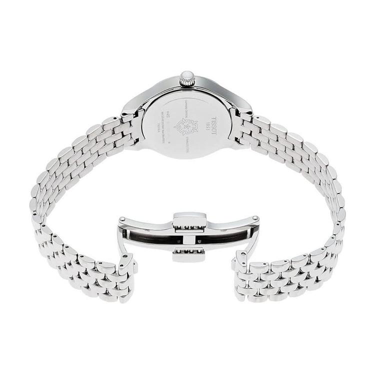 Tissot Женские часы из коллекции Premium с кварцевым механизмом 27,2 мм Белый циферблат Корпус из нержавеющей стали T103.110.11.033.00