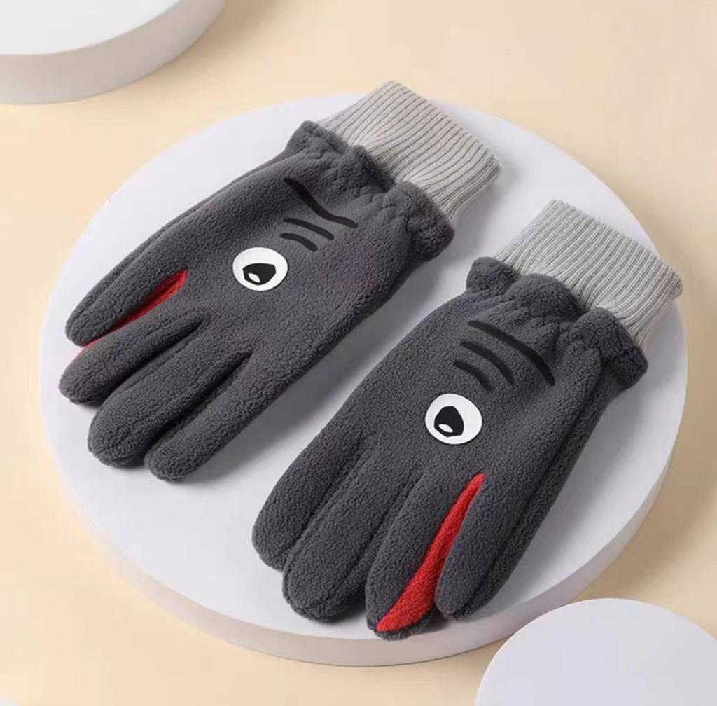Детские теплые перчатки плюс флисовые перчатки, защищающие от холода