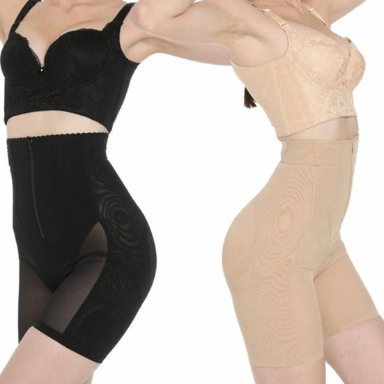 Корректирующее белье с высокой талией, сексуальное прозрачное сетчатое корректирующее белье на молнии, легко носить, корректирующее белье для похудения, бедра, живота