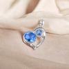 Natural Tanzanite Gemstone 925 Solid Silver Jewelry Pendant Gift For Girlfriend CP-3-9