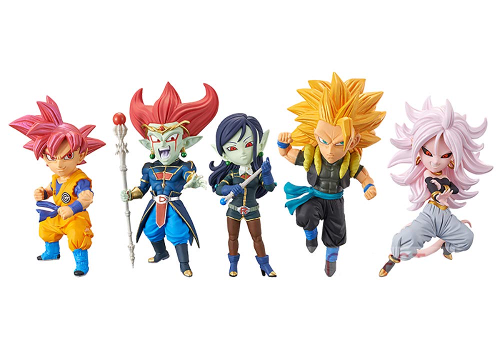 Super Dragon Ball Heroes World Collectable Figure Vol.6 All 5 Types Set