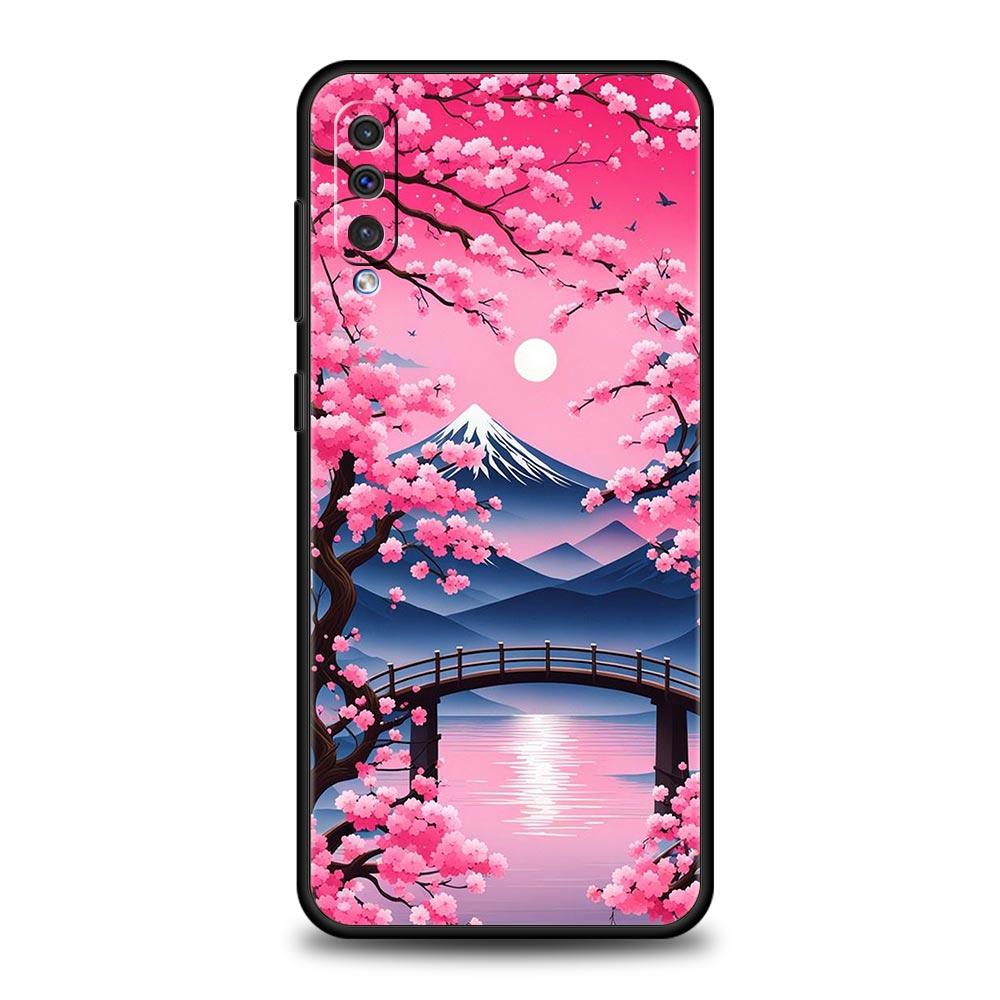 Чехол для телефона "Цветущая сакура" для Samsung Galaxy A56 A36 A26 A34 A17 A16 A06 A14 A12 A54 A72 A24 A22 A52 A50 A40 A32