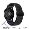18/20/22 мм Магнитная застежка Плетеный нейлоновый ремешок для часов Garmin