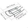 Велосипедный задний багажник Велосипедное хвостовое оборудование для горного велосипеда Сверхпрочная сталь