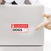 (2 Sheets) Emergency Response Dog Puppy Rescue Stickers for Firefighters Pet First Aid Car Supplies Q50
