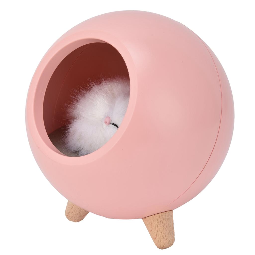 LED Night Light Pet House Shape Table Lamp USB Rechargeable Light Bedside Nightlight for Birthday