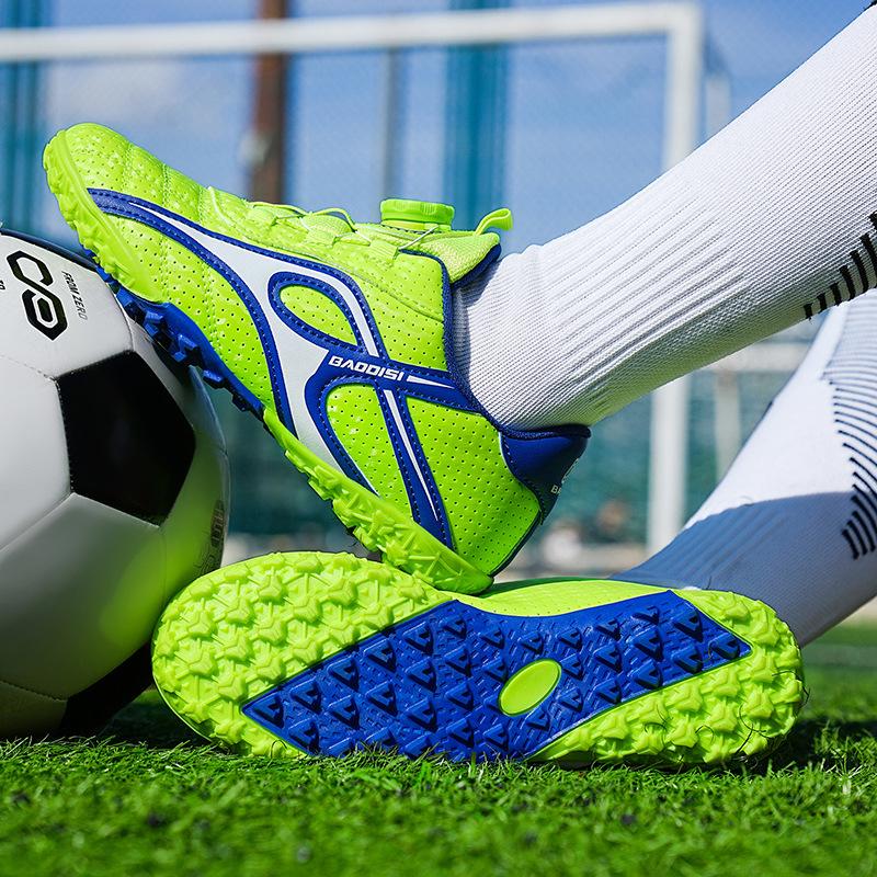 Choose buttons, long nails, broken nails TF youth students outdoor training shoes, children's breathable football shoes